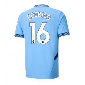 Manchester City Rodri Hernandez #16 Domaci Dres 2024-25 Kratak Rukavima